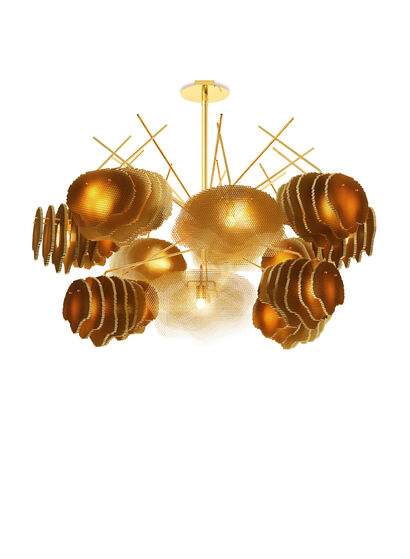 BEE CIRCLE chandelier - a Art Design Artowrk by POUJARDIEU Vincent